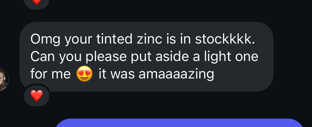 Tinted zinc MEDIUM
