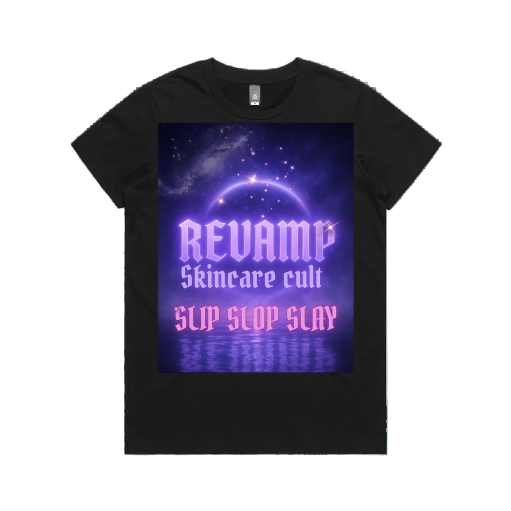 Black front flat lay