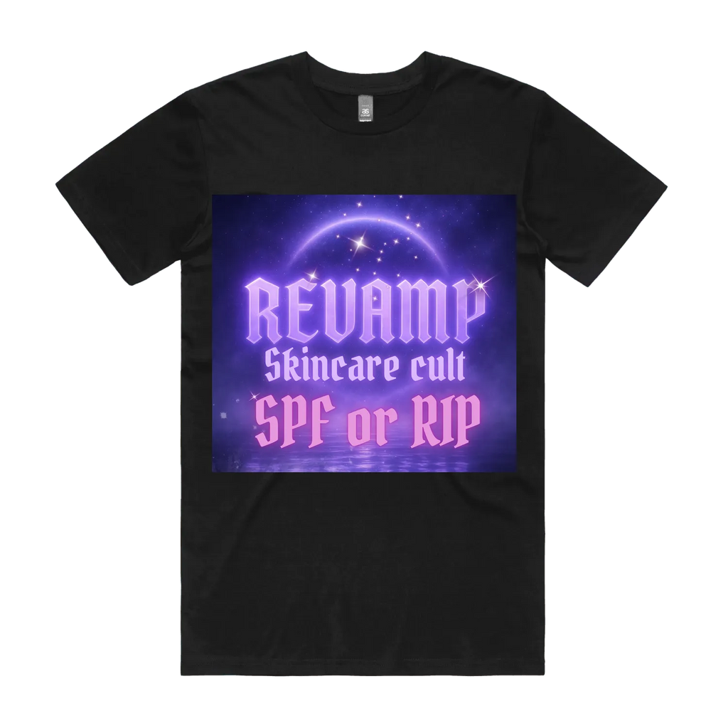 Black front flat lay