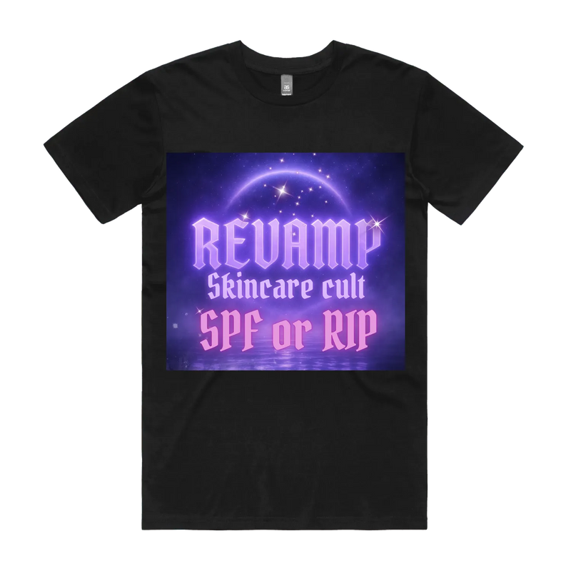 Black front flat lay